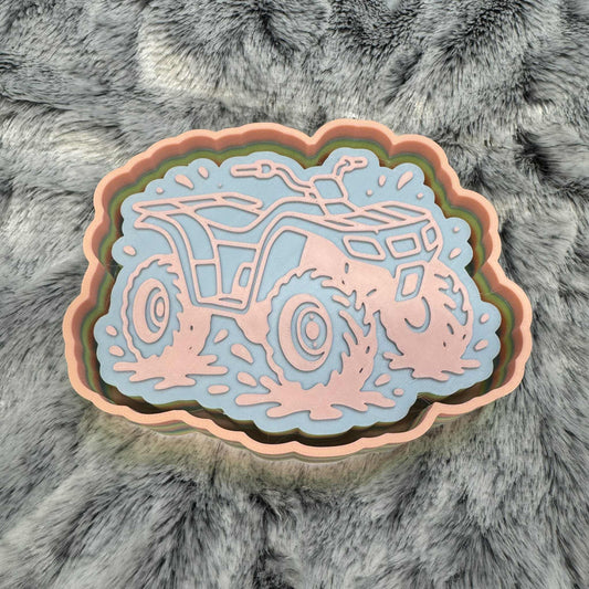 Mudding 4 Wheeler Freshie Mold