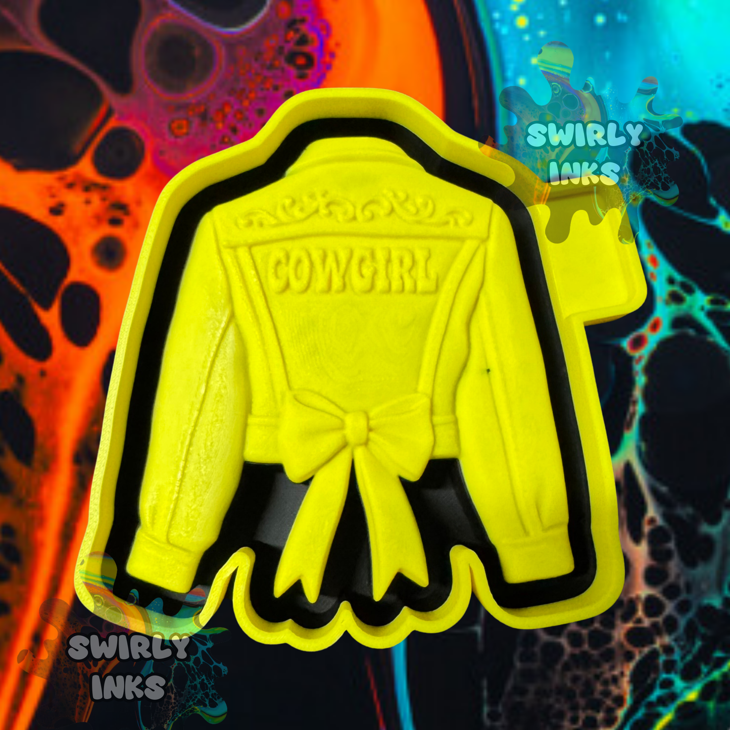 3D Cowgirl Jacket Freshie Mold