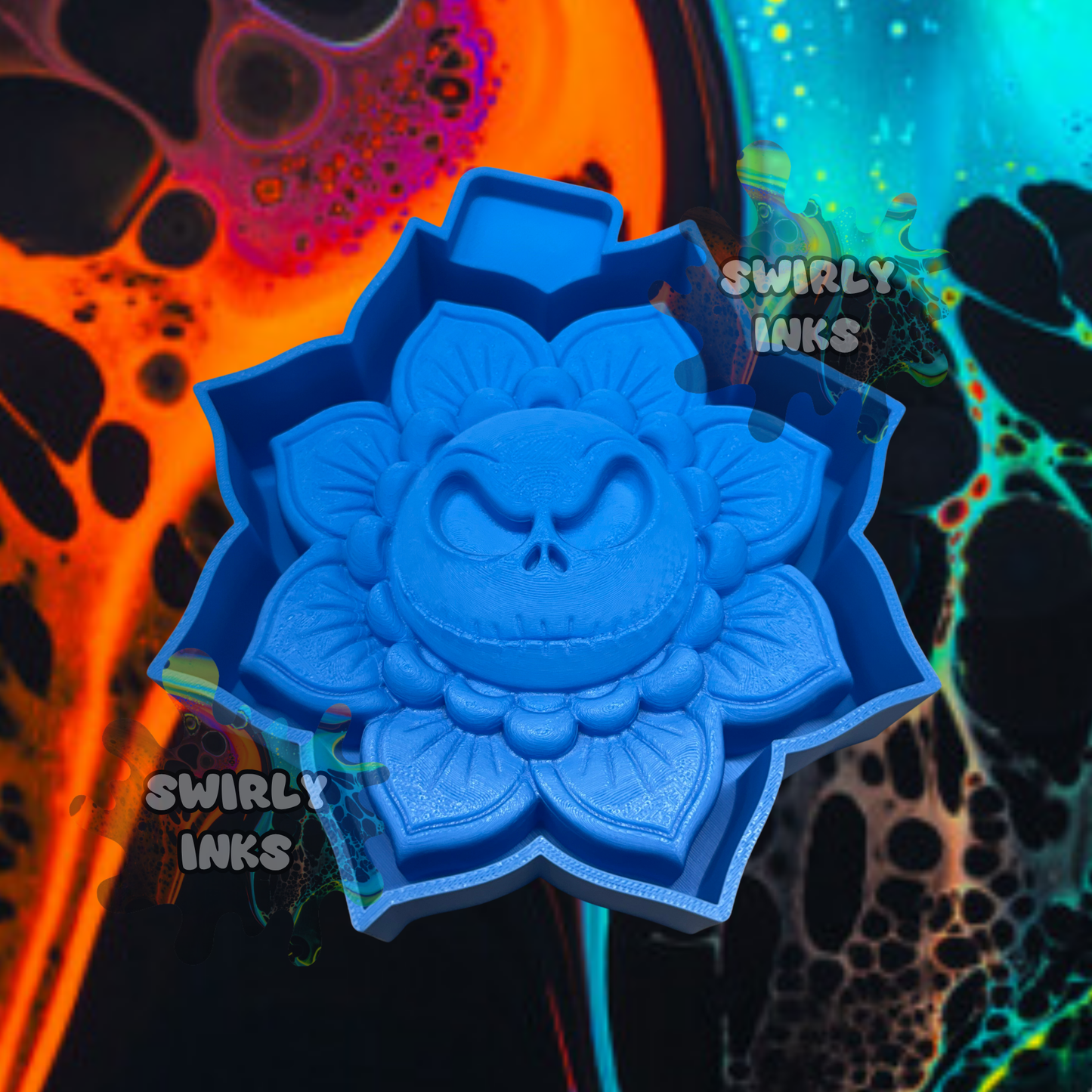3D Jack Flower Freshie Mold