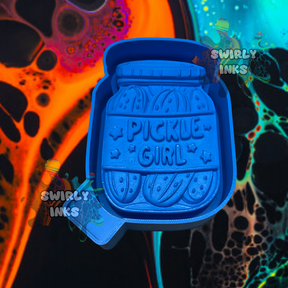 3D Pickle Girl Freshie Mold