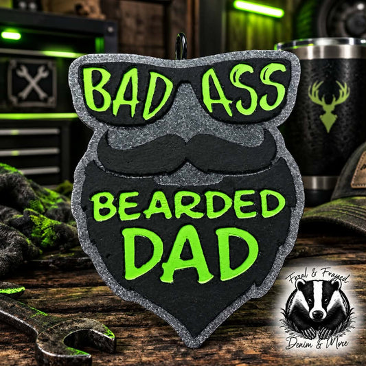 Bad Ass Bearded Dad Freshie Mold