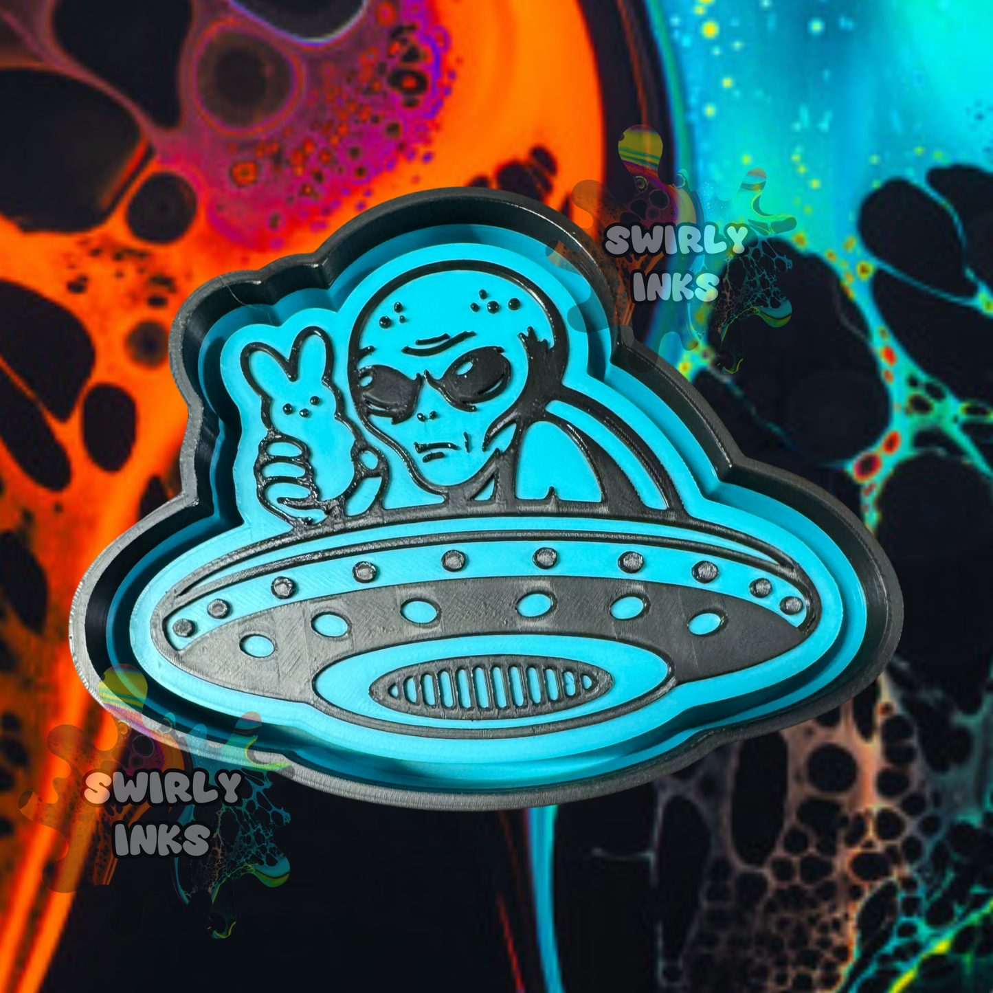 Alien with A Peep Freshie Mold