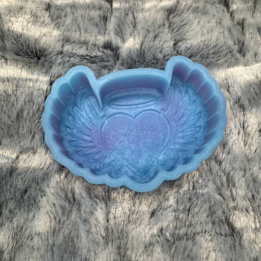 Angel Wings Heart Freshie Mold