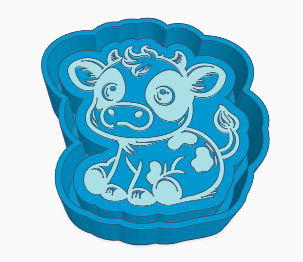 Baby Cow Freshie Mold
