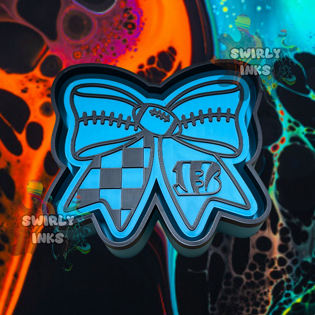 Bengals Bow Freshie Mold