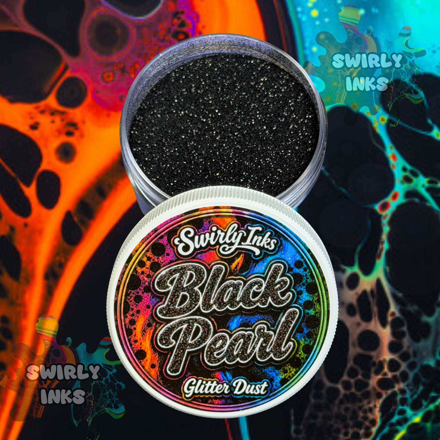 Black Pearl Glitter Dust 1oz