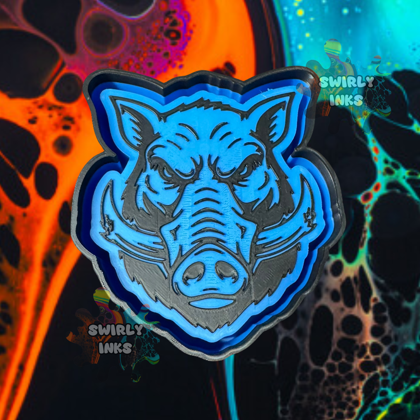 Boar Head Freshie Mold