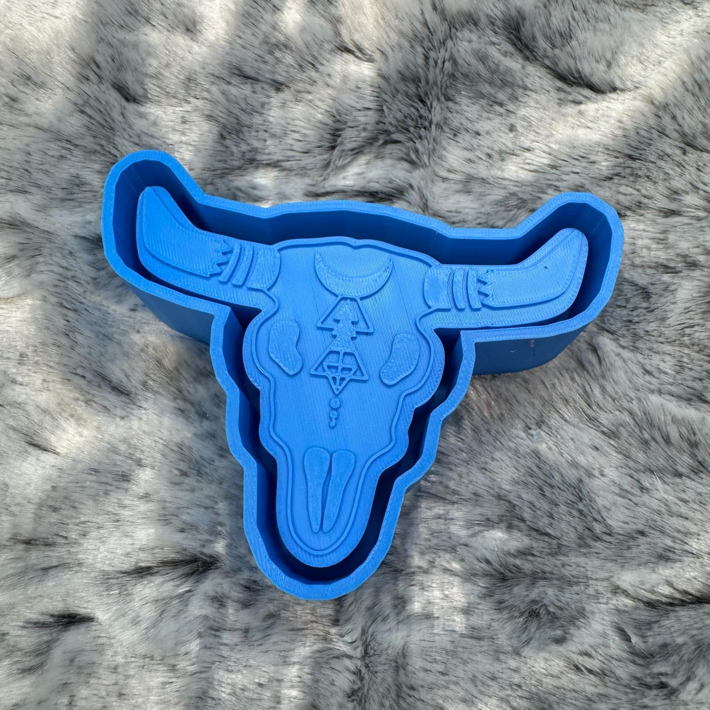 Bull Skull Freshie Mold