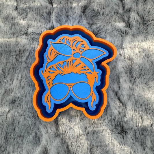 Bun Head Freshie Mold