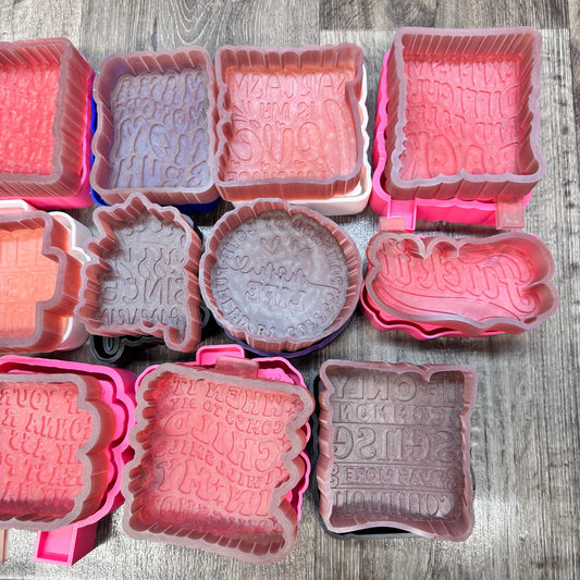 Freshie Silicone Mold Bundle of 20 Random Sayings