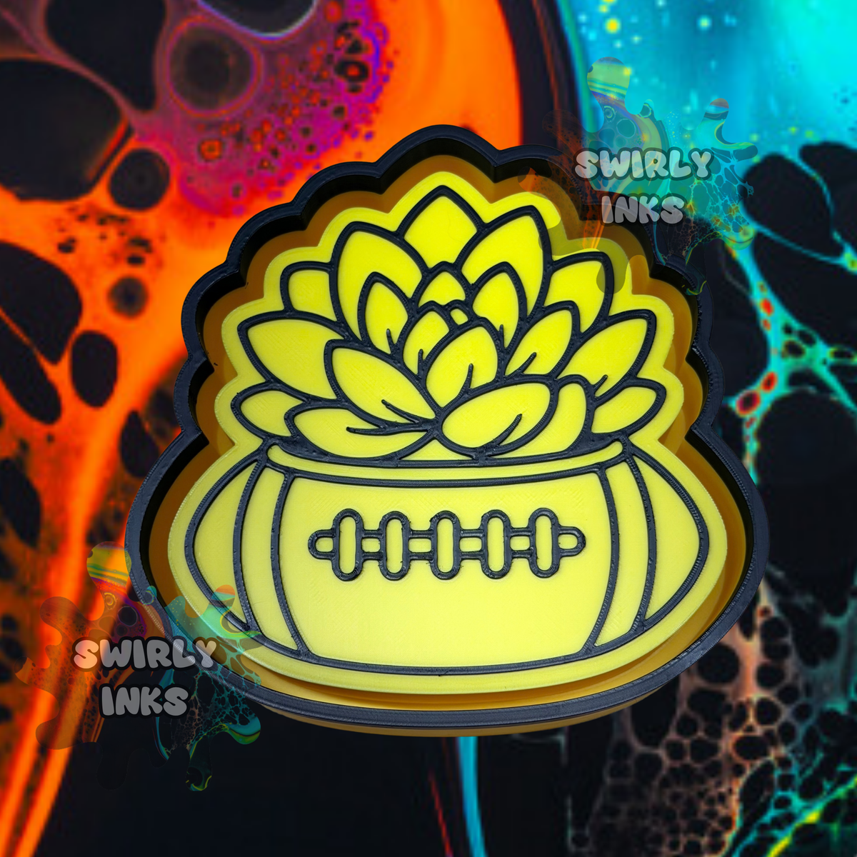 Cactus in Football Freshie Mold