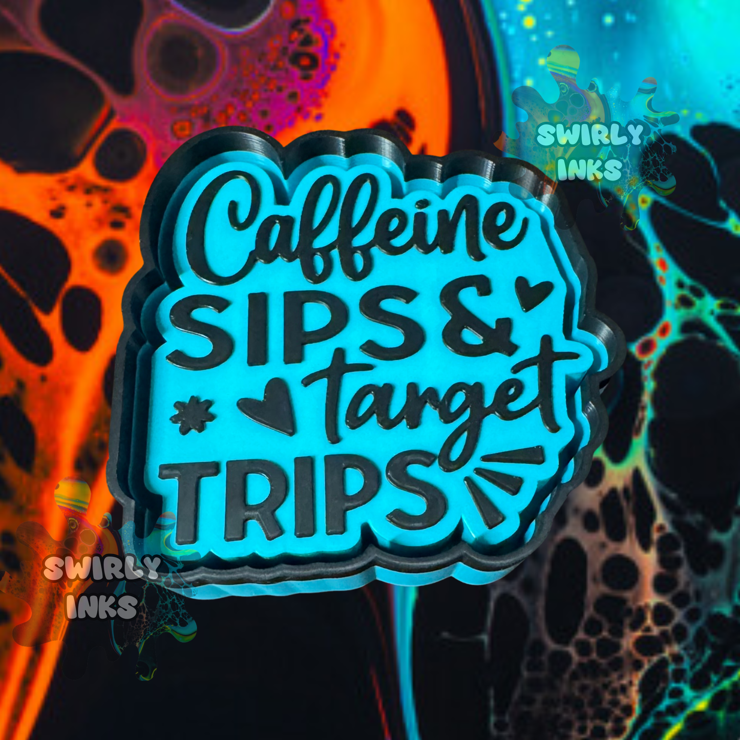 Caffeine Sips & Target Trips Freshie Mold