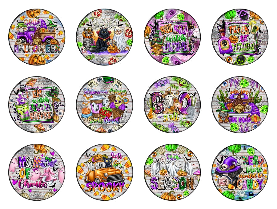 3" Card stock Options for 4" Round Indented Freshie Mold