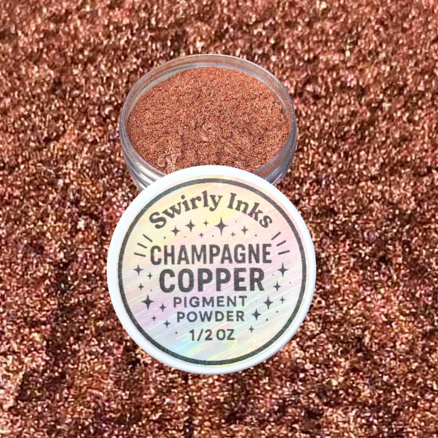 Champagne Copper Pigment Powder 1/2oz