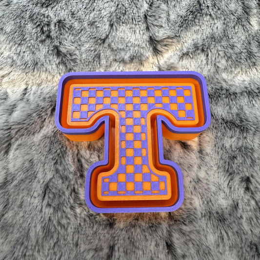 Checkered Tennessee Logo Freshie Mold