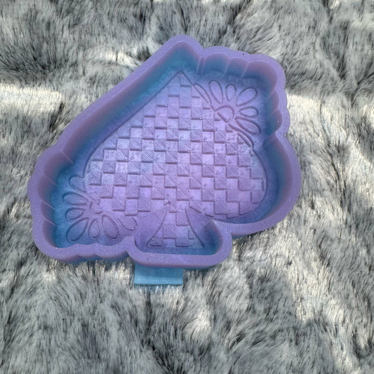 Checkered Spade Freshie Mold