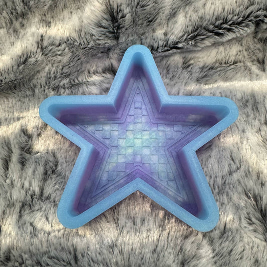 Checkered Star Freshie Mold