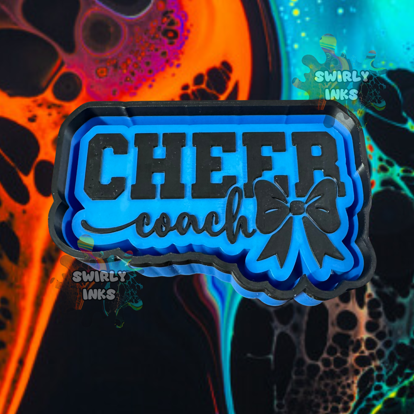 Cheer Coach Bow Freshie Mold