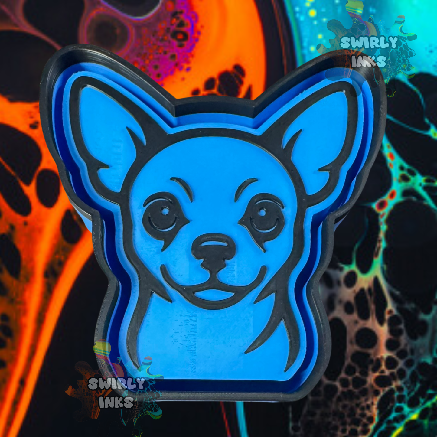 Chihuahua Head Freshie Mold