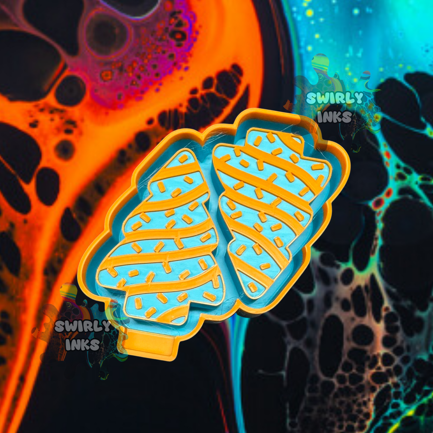 Christmas Cakes Vents Freshie Mold