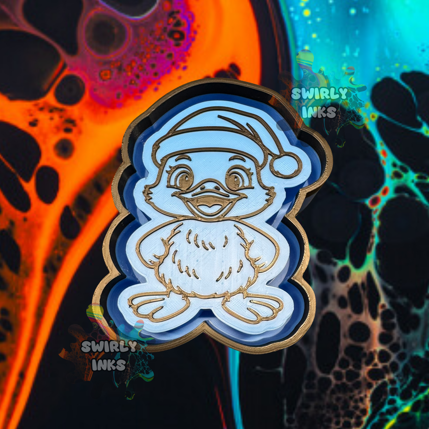Christmas Duck Freshie Mold