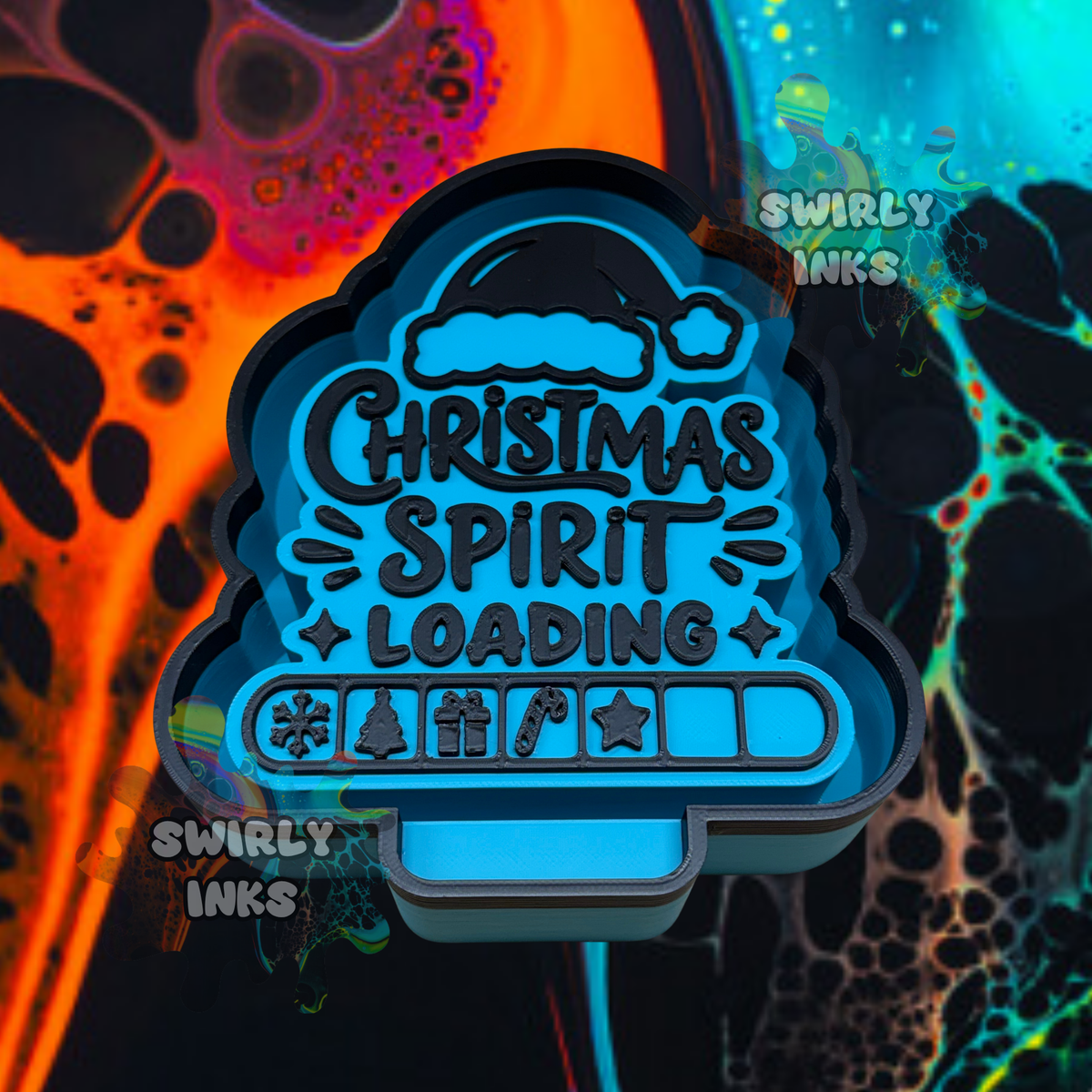 Christmas Spirit Loading Freshie Mold