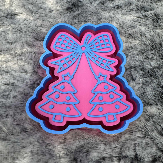 Christmas Tree Bow Freshie Mold