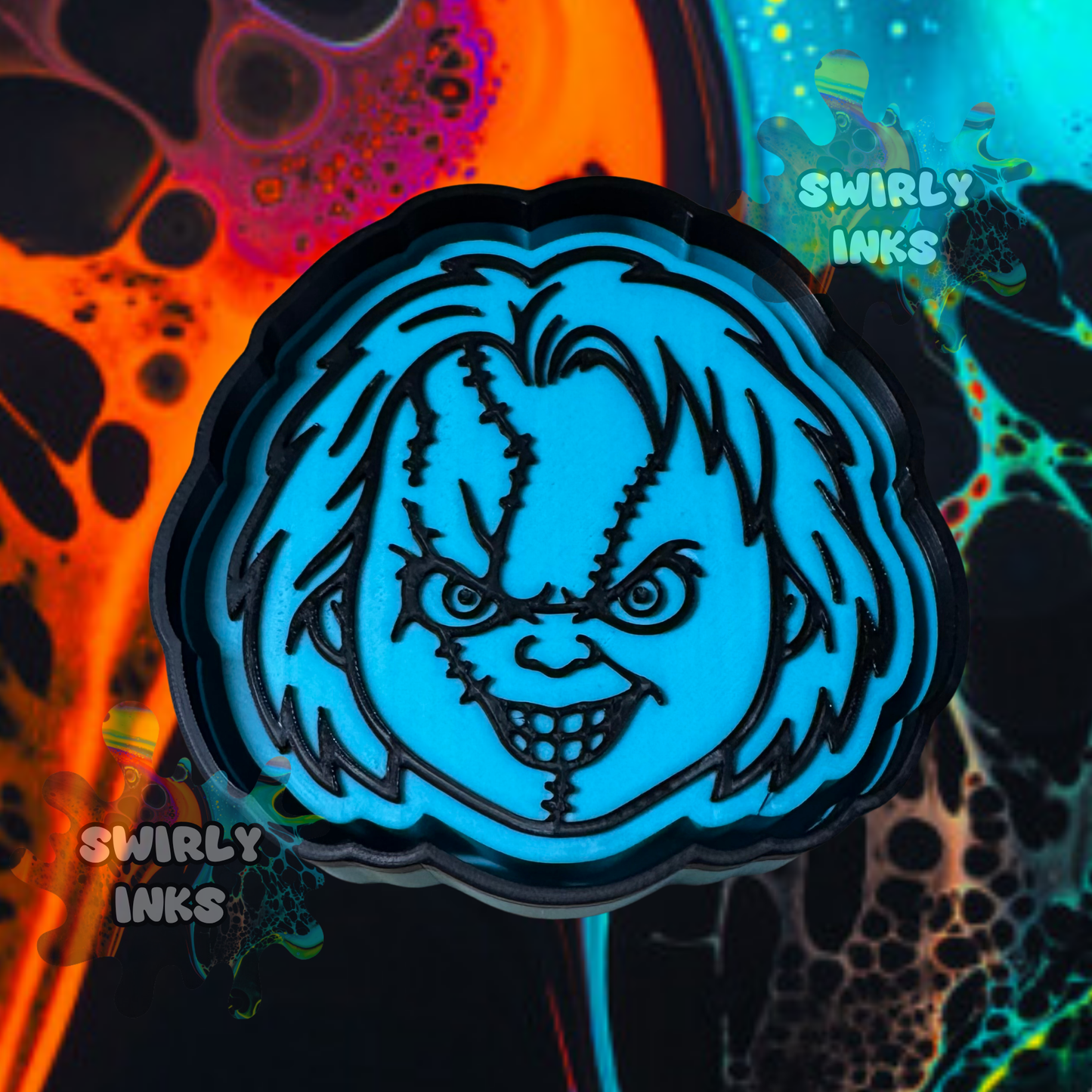 Chucky Head Freshie Mold