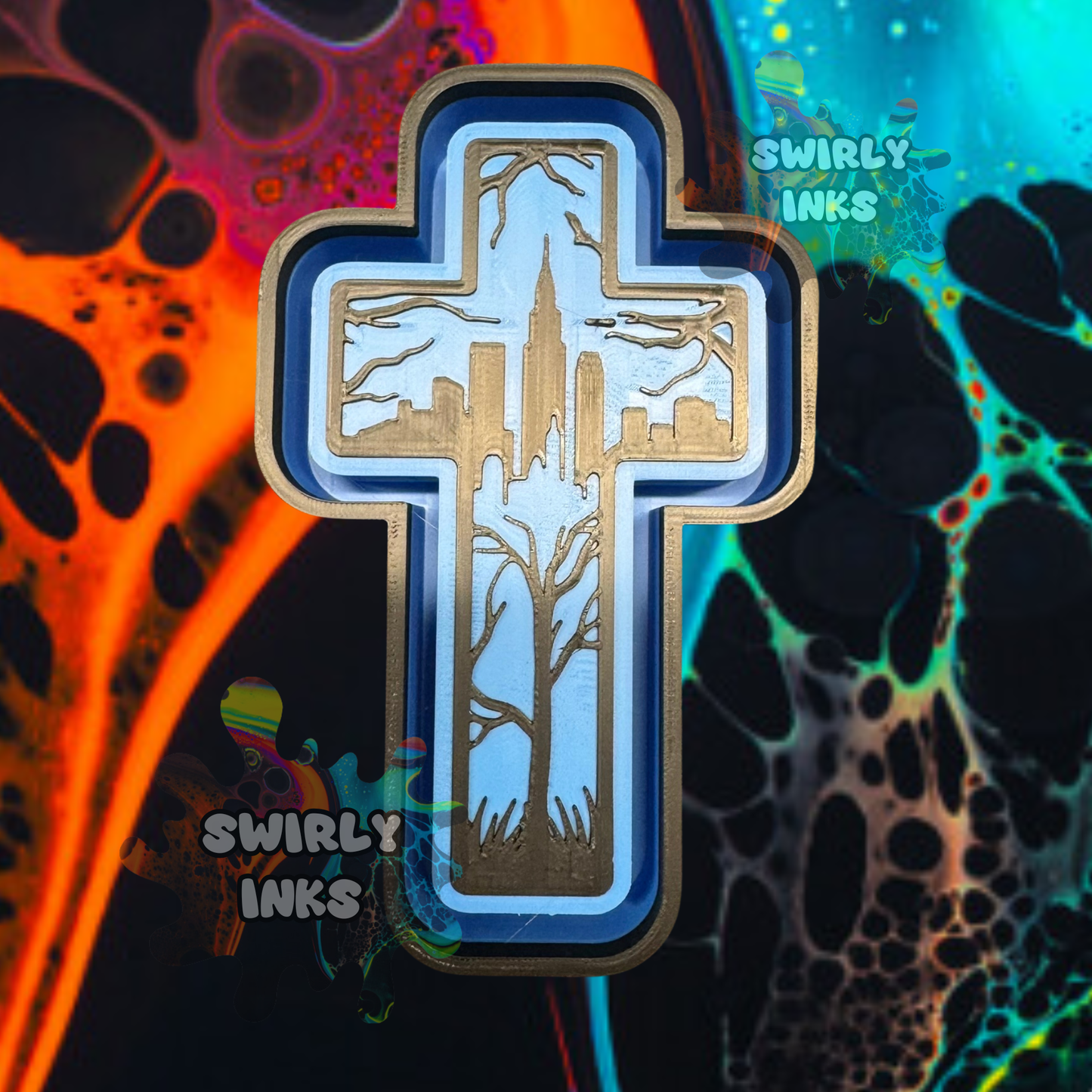 City Scape Cross Freshie Mold