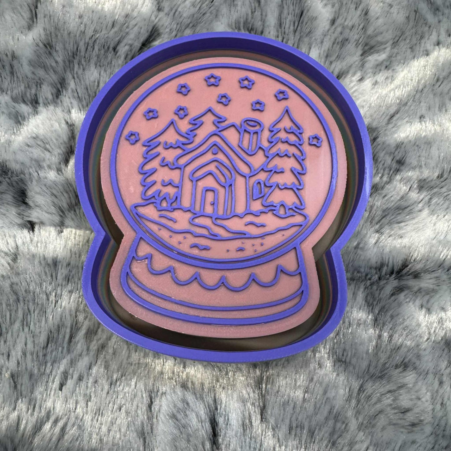 Cottage Snow Globe Freshie Mold