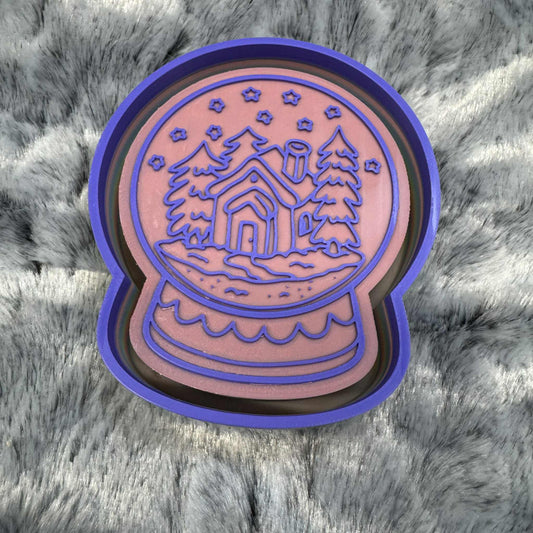 Cottage Snow Globe Freshie Mold