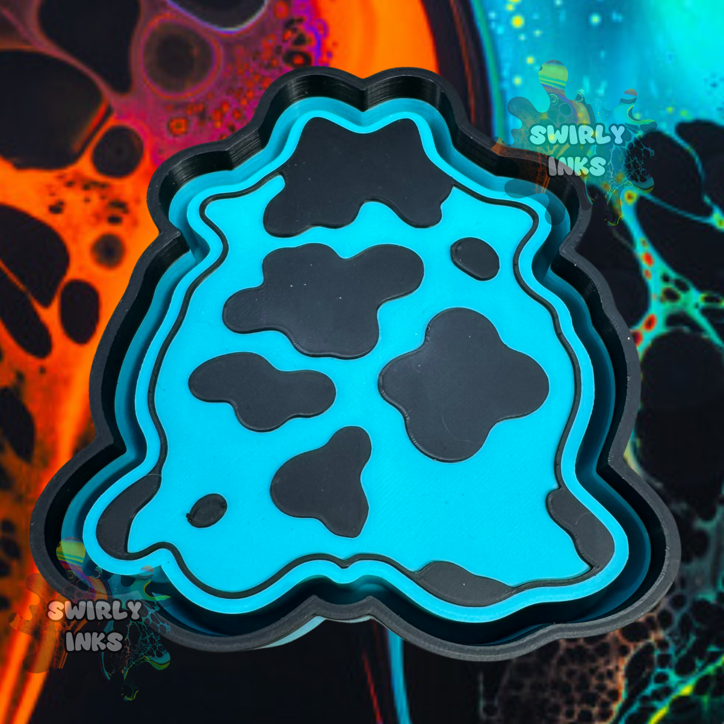 Cow Hide Freshie Mold