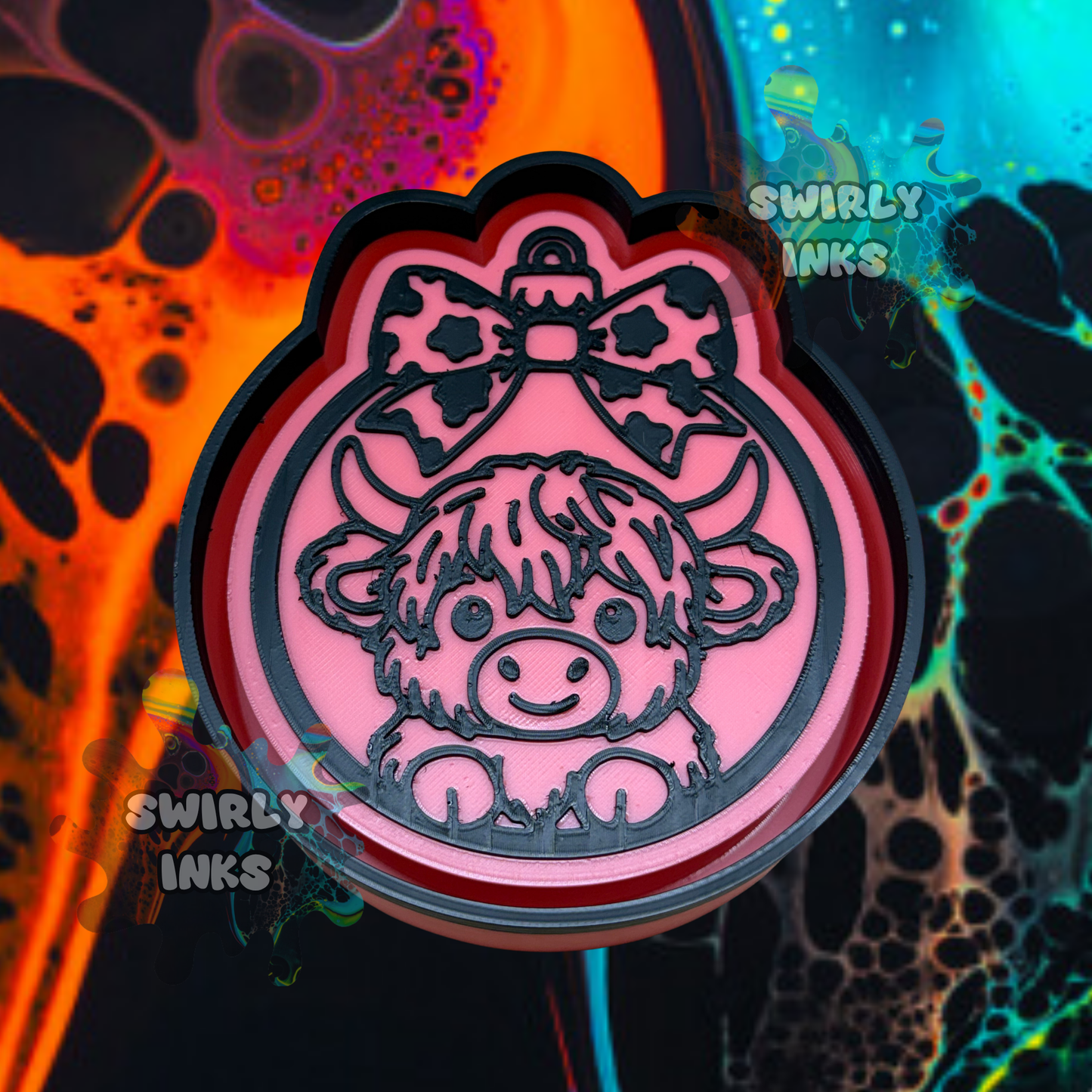 Cow Ornament Freshie Mold