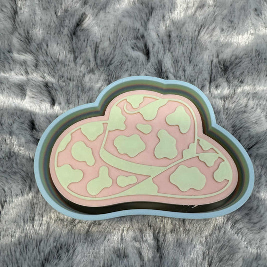 Cow Print Cowboy Hat Freshie Mold