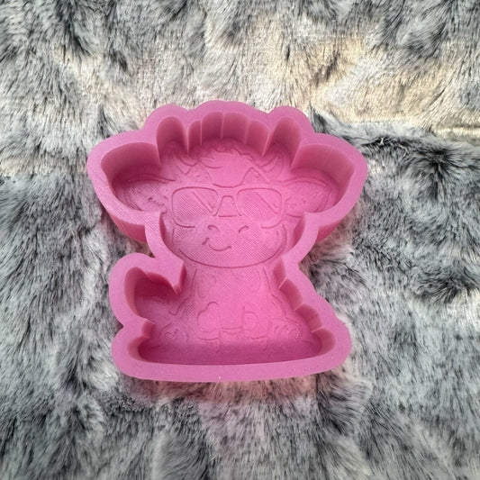 Cow with Sunglasses Freshie Mold