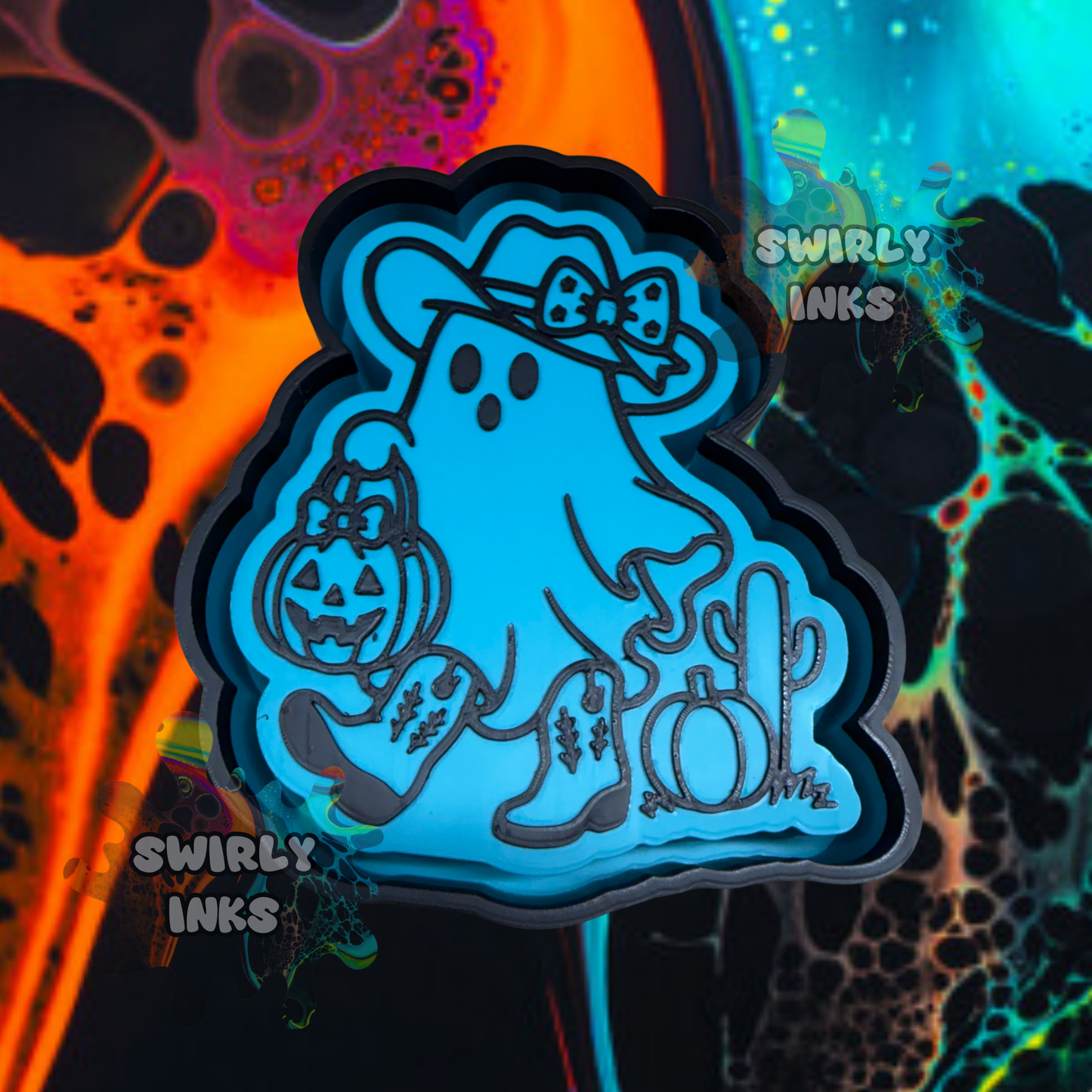 Cowgirl Ghost Freshie Mold