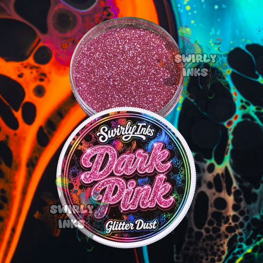 Dark Pink Glitter Dust 1oz