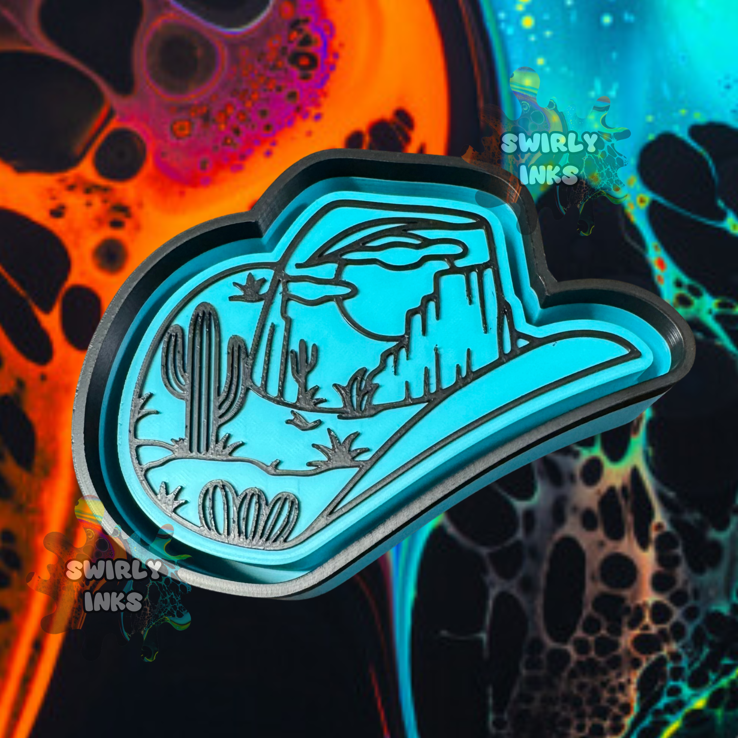 Desert Cowboy Hat Freshie Mold