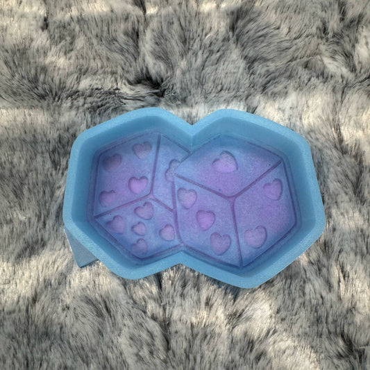 Dice Hearts Freshie Mold