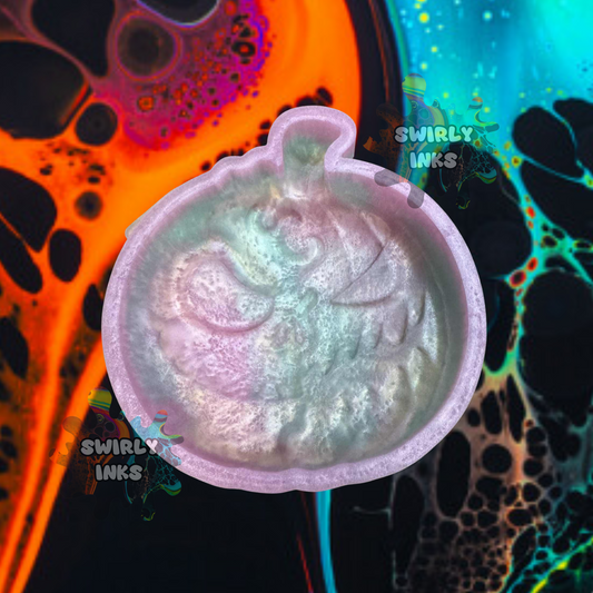 3D Pumpkin Split Face Freshie Mold