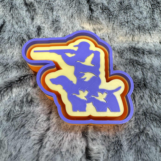 Duck Hunter & Dog Freshie Mold