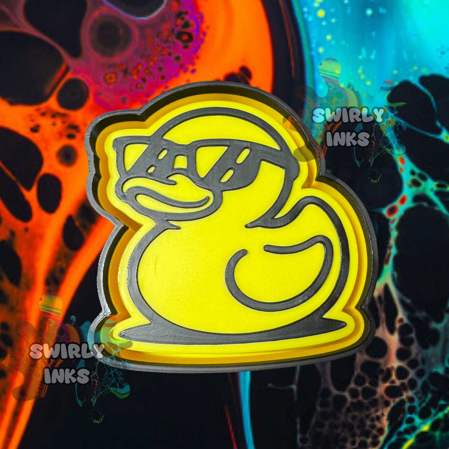 Duck with Sunglasses Freshie Mold