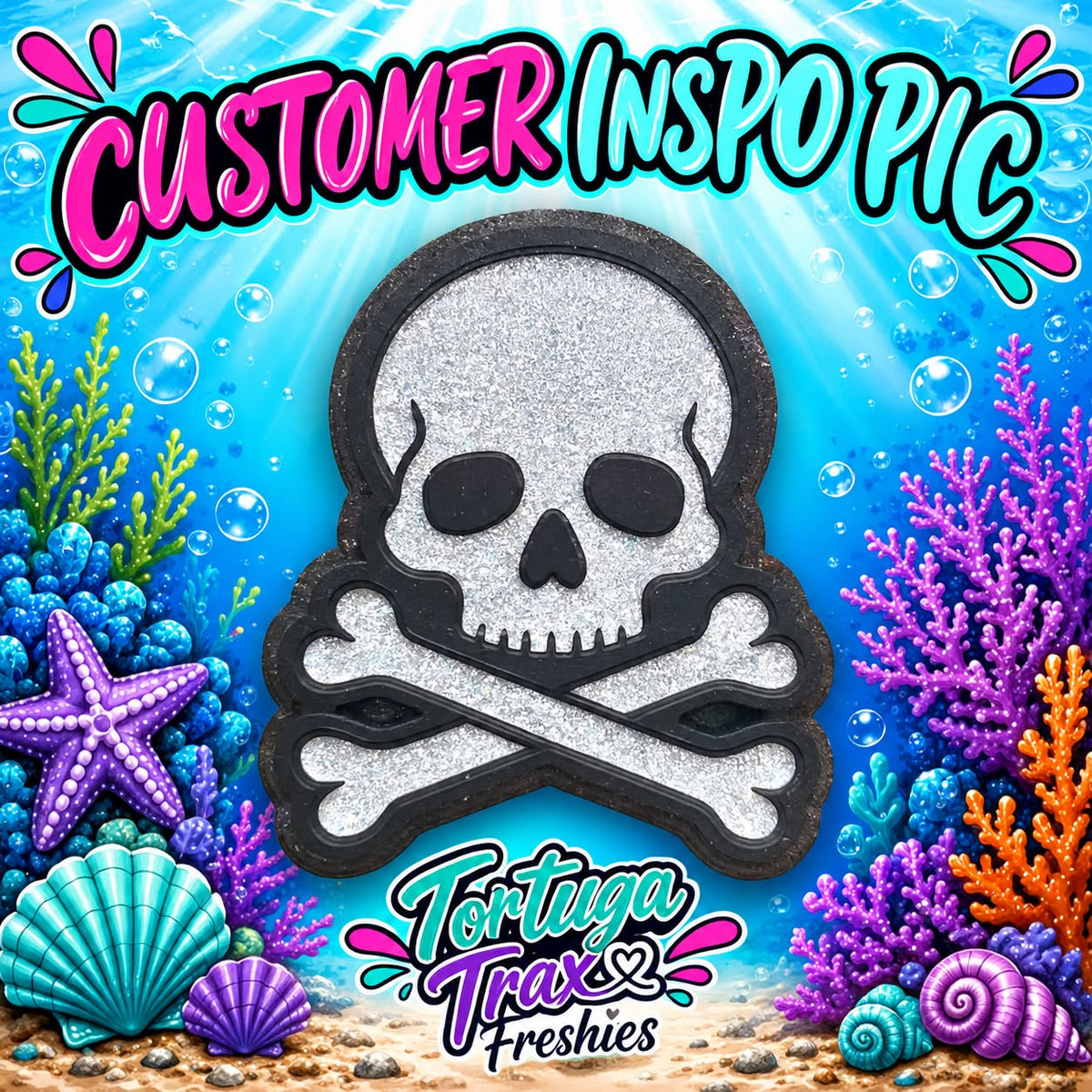 Skull & Bones Freshie Mold