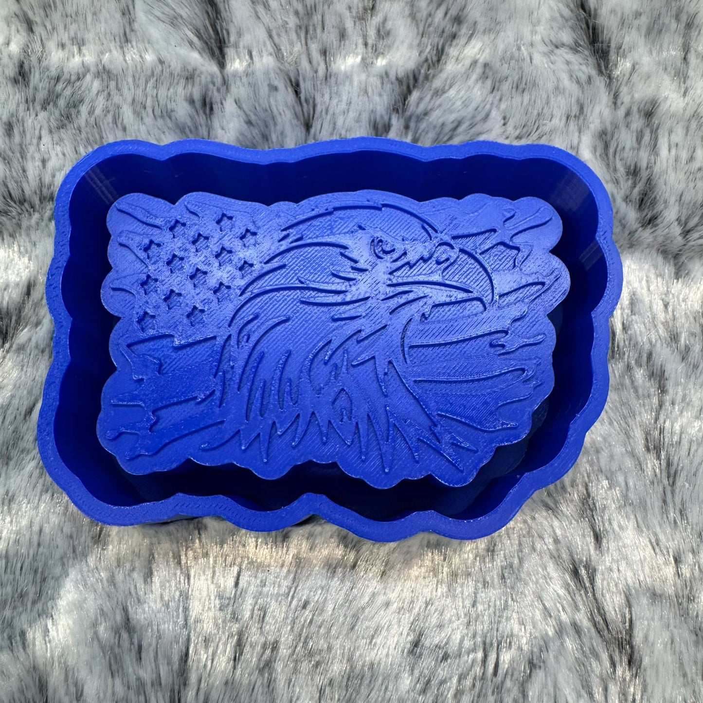 Eagle Head Flag Freshie Mold