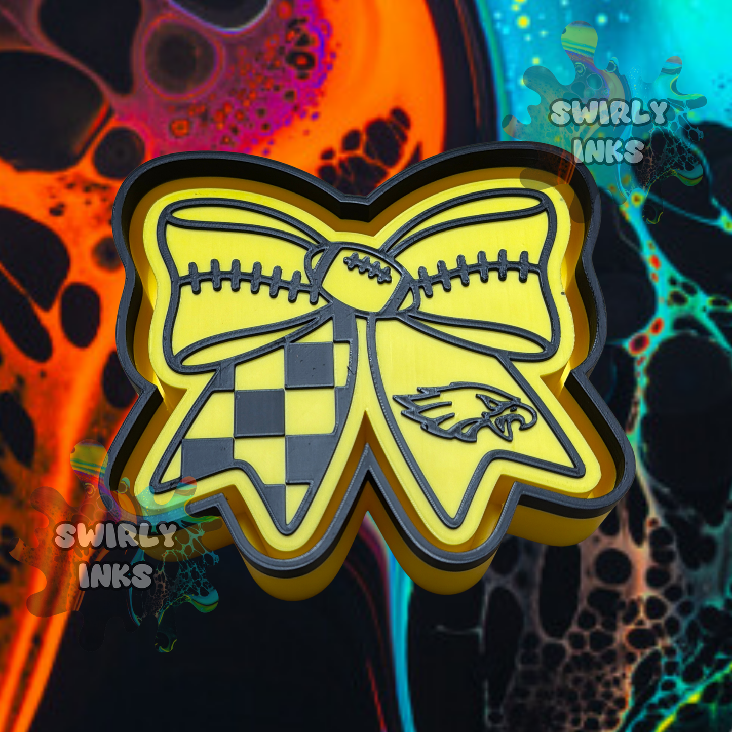 Eagles Bow Freshie Mold