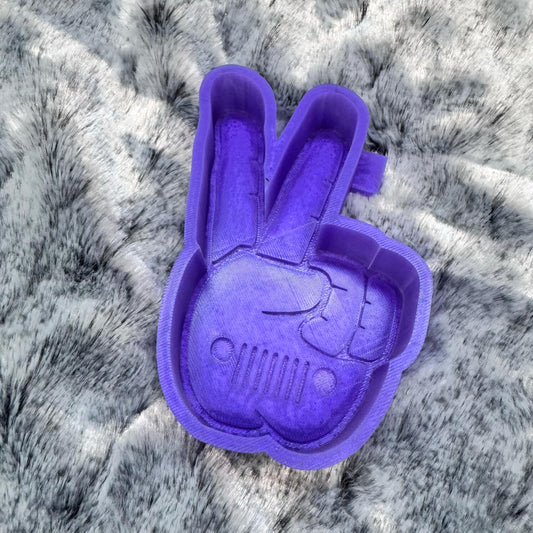 Peace Jeep Freshie Mold