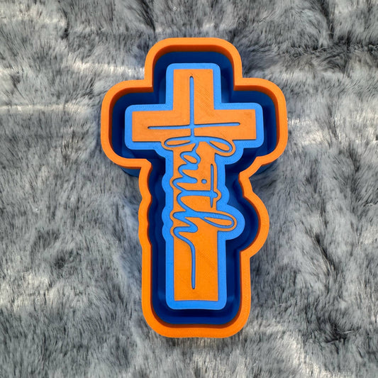 Faith Cross Freshie Mold