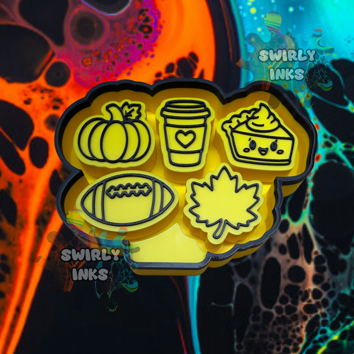 Fall Charms Freshie Mold