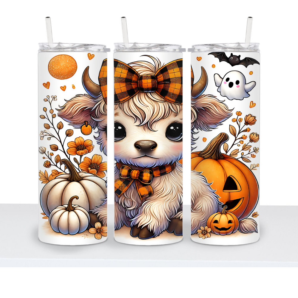 Fall Cow 20oz Tumbler