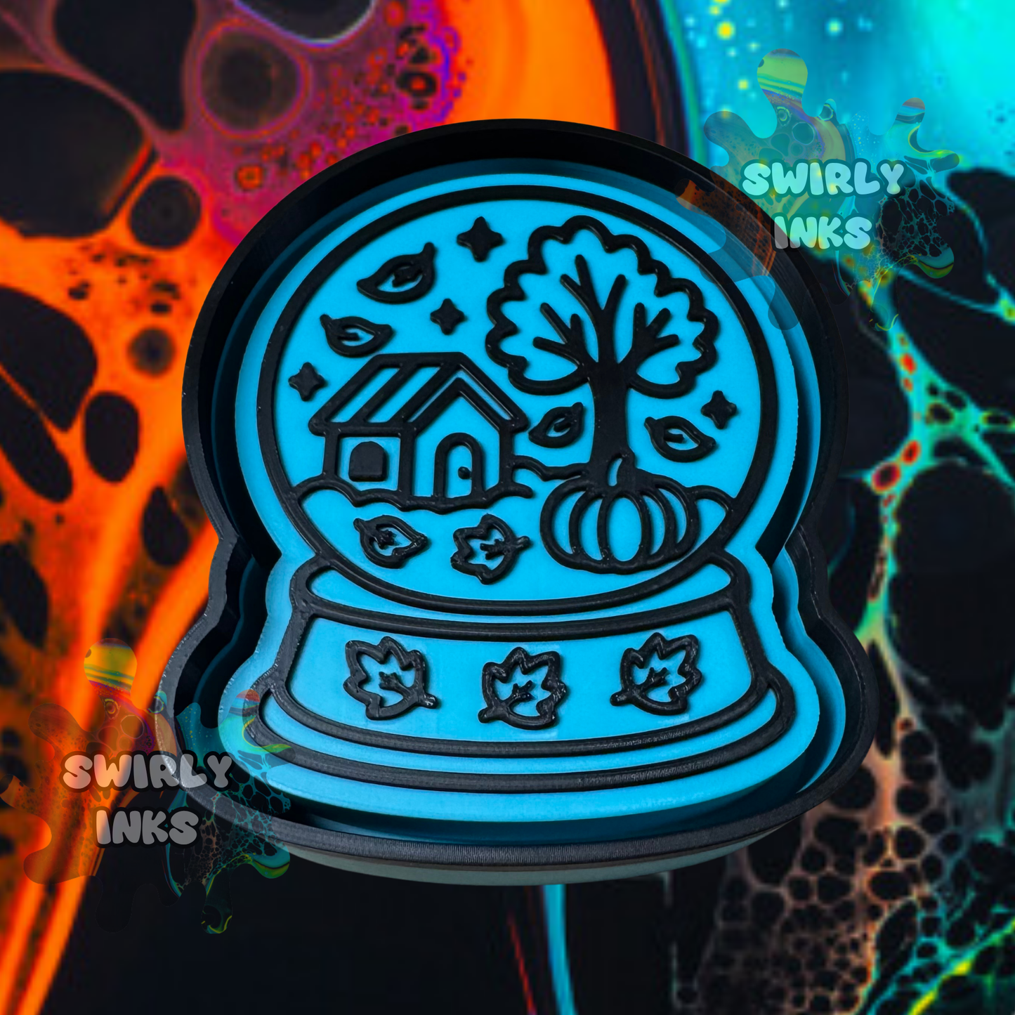 Fall Snowglobe Freshie Mold